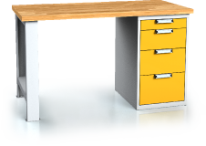 Standardausführung alcera UNI - Platten - Fuß - Container 880 x 1500 x 700